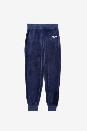 FILA Sara Velour Joggers Navy,Womens Clothing | CA.MVPBUL147